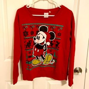 Mickey Mouse Christmas long sleeve top